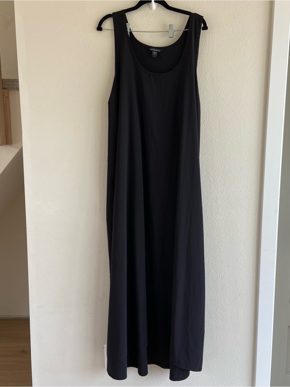 Athleta Presidio Traveler Maxi Dress women’s 3X Black wrinkle resistant - Picture 2 of 9